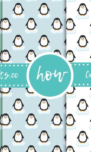 Cute Penguin Wrapping Paper