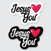 Jesus Loves Me stickers
