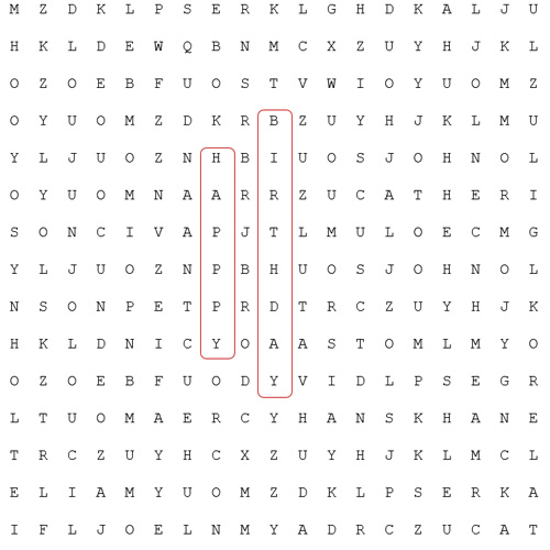 word search wrapping paper editable PDF